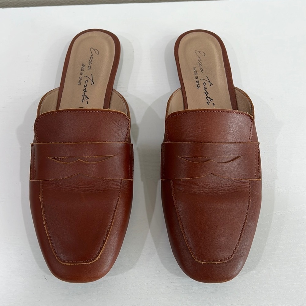 Brown Loafers Brown Mules Camel Loafers Camel Mules Size 39 Size 8